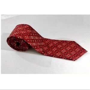 Roberto Villini Flashy All Silk Red Tie